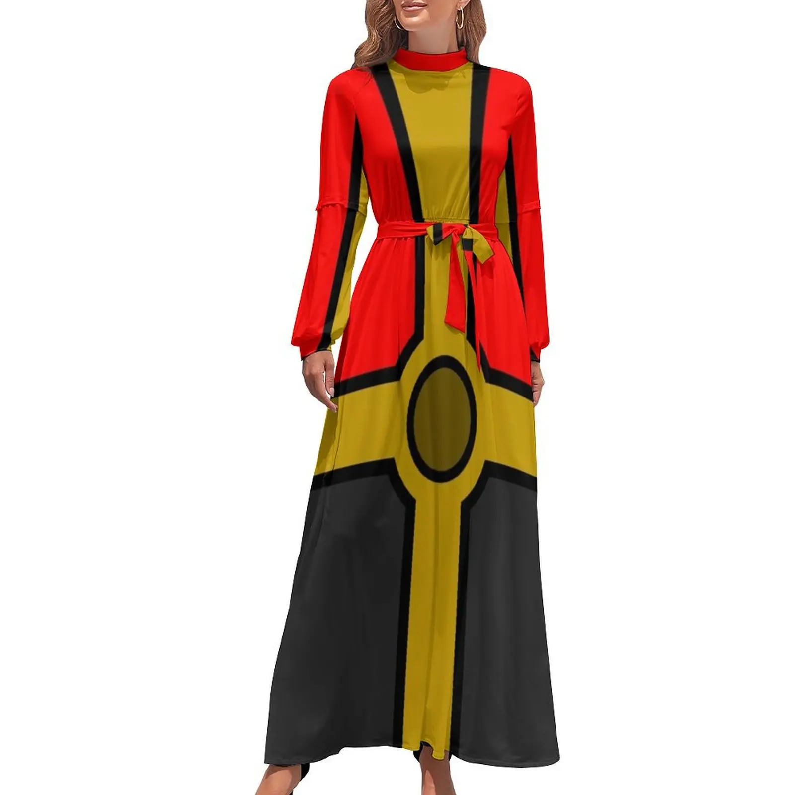 thumbnail image 1 of Vestido largo AoSth Robotnik Suit, vestido de mujer, vestido de fiesta elegante para mujer, ropa de verano 2024 para mujer, 1 of 5
