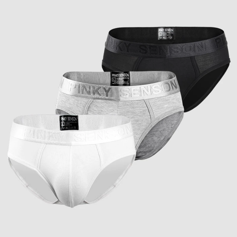 

Sexy Low Waist Men's Underwear Solid Color Plus Size Modal Material Boxer Briefs Summer Swimming Trunks Men's Casual Shorts