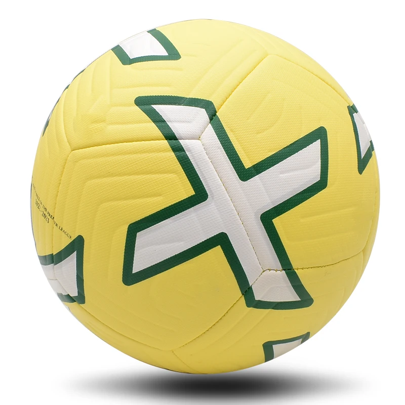 Balón De Fútbol Tamaño 5 Tamaño Oficial Cuero PU De Alto Grado Cosido A Máquina Fútbol Blanco