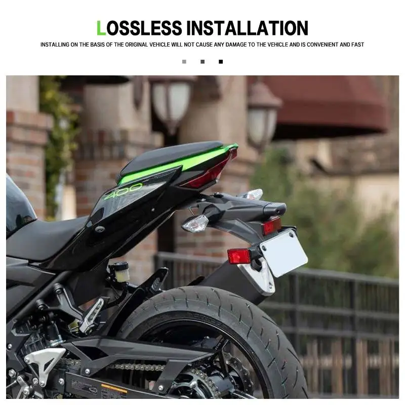 가와사키 닌자 250 300 400 650 1000 ZX6R Z125 Z250 Z300 Z400 Z650 Z900 Z1000SX 오토바이 방향 지시등 홀더 어댑터