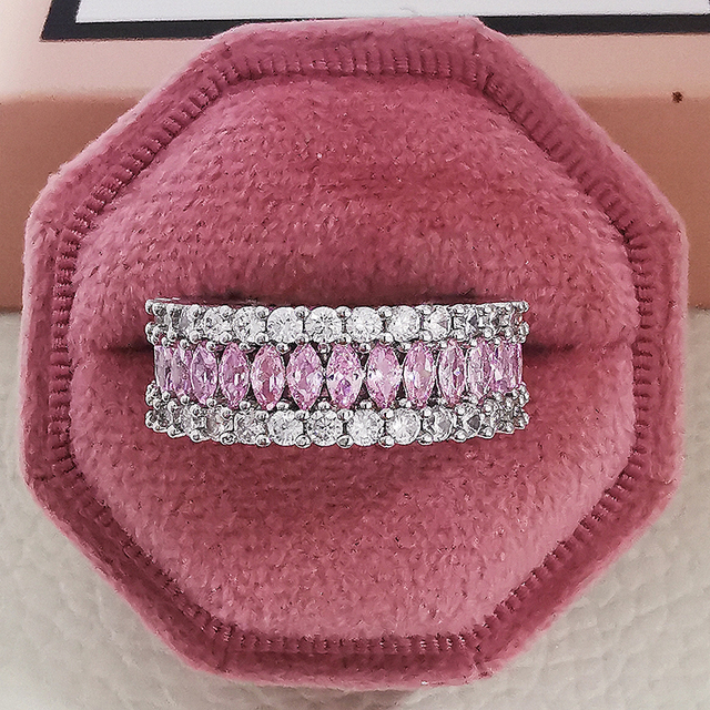 Wedding Band Eternity Ring For Women Big Gift For Ladies Love Wholesale Lots Bulk Jewelry R5578