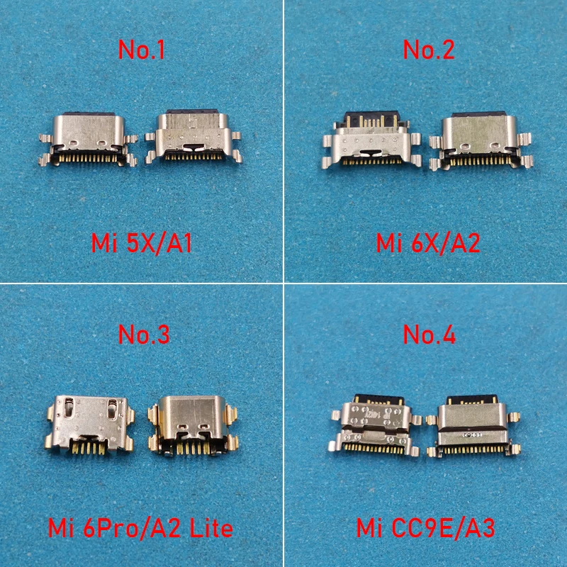 10 Pz Micro Usb Jack Caricatore Porta Per Xiaomi Mi 5X A1/6X A2/Cc9E A3/Redmi 6 Pro 6A/A2 Lite Connettore Dock Di Ricarica Presa