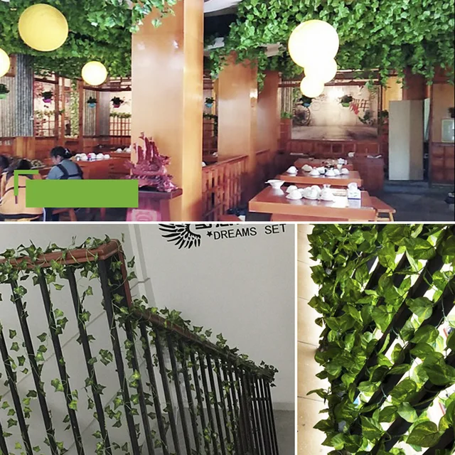 Ghirlanda Edera Artificiale 20 Metri - Decorazione Per Matrimoni E Feste - Foto 3