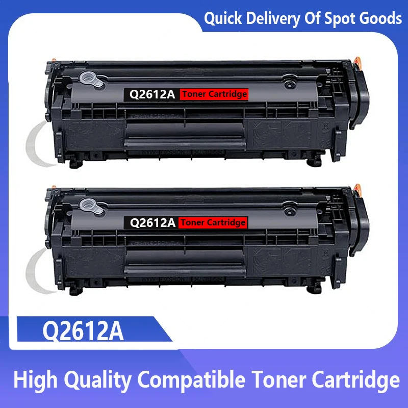 Toner Cartridge Replacement Q2612A 12A 2612 Compatible Toner Cartridge for HP LaserJet 1010 1012 1015 1020 3015 3020 3030 3050 1018 1022 Printer