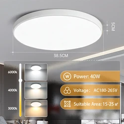 Ultra - Thin Modern LED Ceiling Lamp Chandelier (Neutral Light)