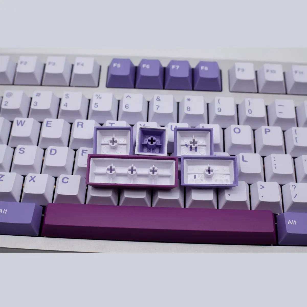 GMK DaYe Keycaps, perfil cereja, moldagem em