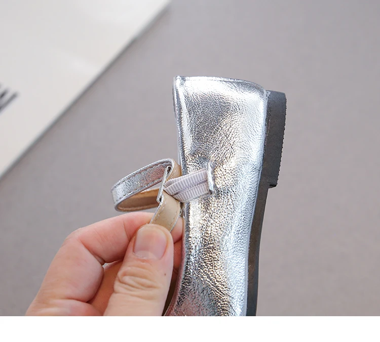 Kinder Mary Janes Mädchen Weiche Wohnungen Silber Schwarz Farbe Schmale Quadratische Zehen Bequeme Kinder Schule Party Hochzeit Schuhe 26-37 Neu – Detail 15