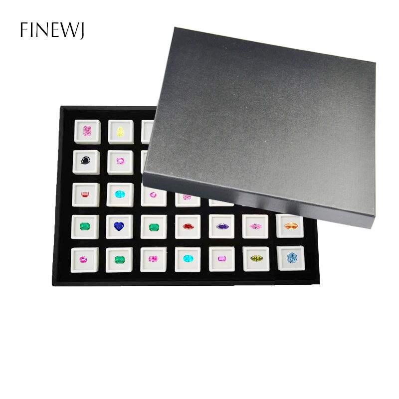 Wholesale Jewelry Gem Display Box Case Loose Diamond Storage Tool Coin