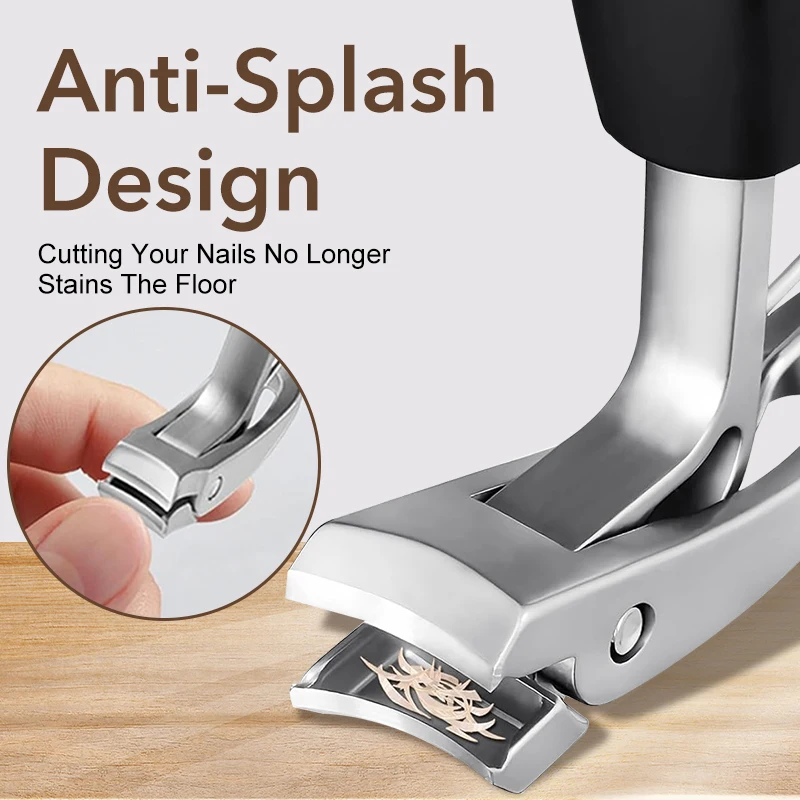 Angled Toenail Clippers for Thick or Ingrown Toe Nails Sharp Slanted-Curved Blade Trimmer Rubber Handle Fingernail Cutter nail clipper nail clippers toe nail clipper
