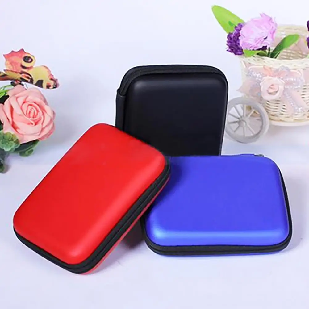 Carry Usb Cable Case Pouch Cover Mini Zipper Bag 2.5 Pollici Eva Portable External Hard Disk Drive Storage Bag Per Hard Disk Box