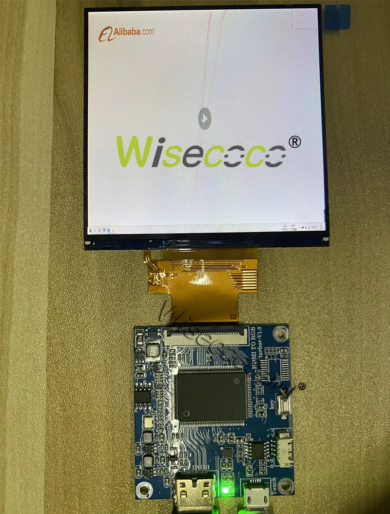Wisecoco Polegada 480x480 Display Lcd 1:1 Tela Quadrada Laptop Smart Home Raspberry pi Display - Imagem 5