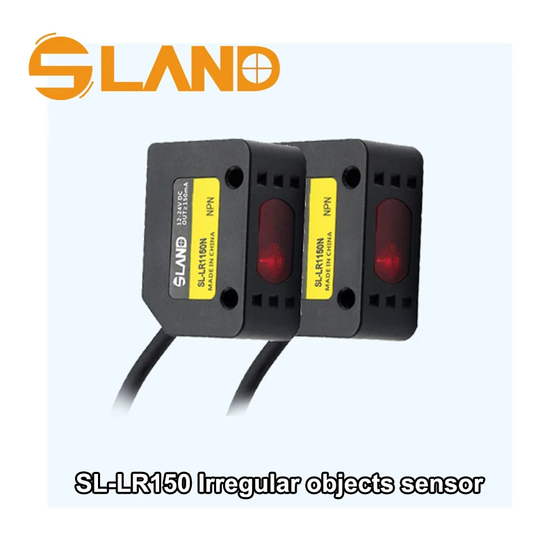 

SL-LR150 Irregular objects sensor, Photoelectric Sensor ectangular light spot visible red light With Digital Display.