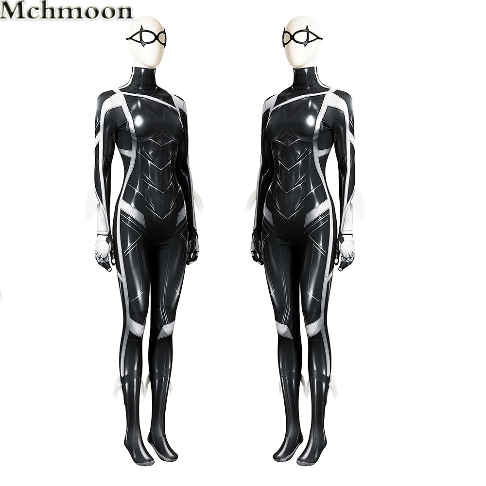 Incredibile gatto nero Felicia Hardy Costume da donna Cosplay tuta collant  Sexy Halloween Show Cat body - AliExpress, image size:1000x1000