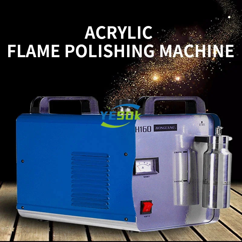 H160/H180 Flame Polishing Machine 220V Plexiglass Acrylic Electrolysis Water Weld Flame Polish Machine Hydrogen Oxygen Generator