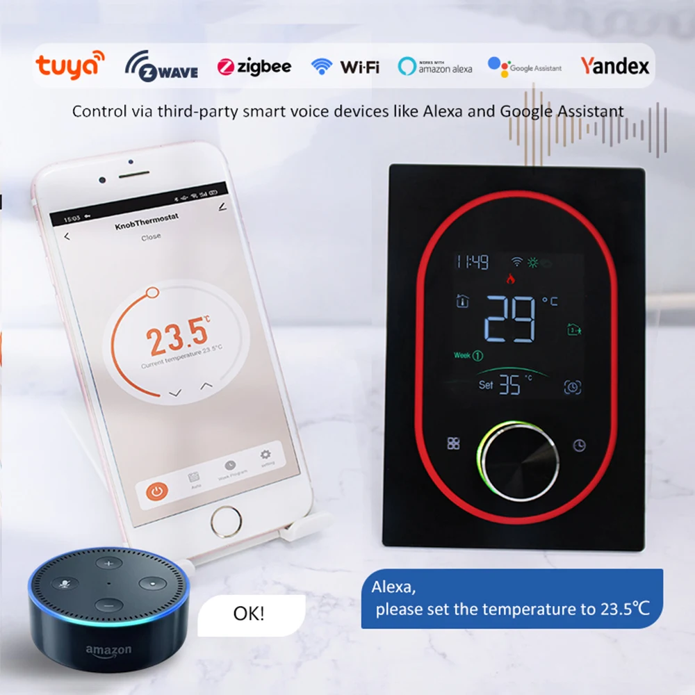Tuya WiFi Thermostat Smart WiFi 5A/16A House Electric Heating