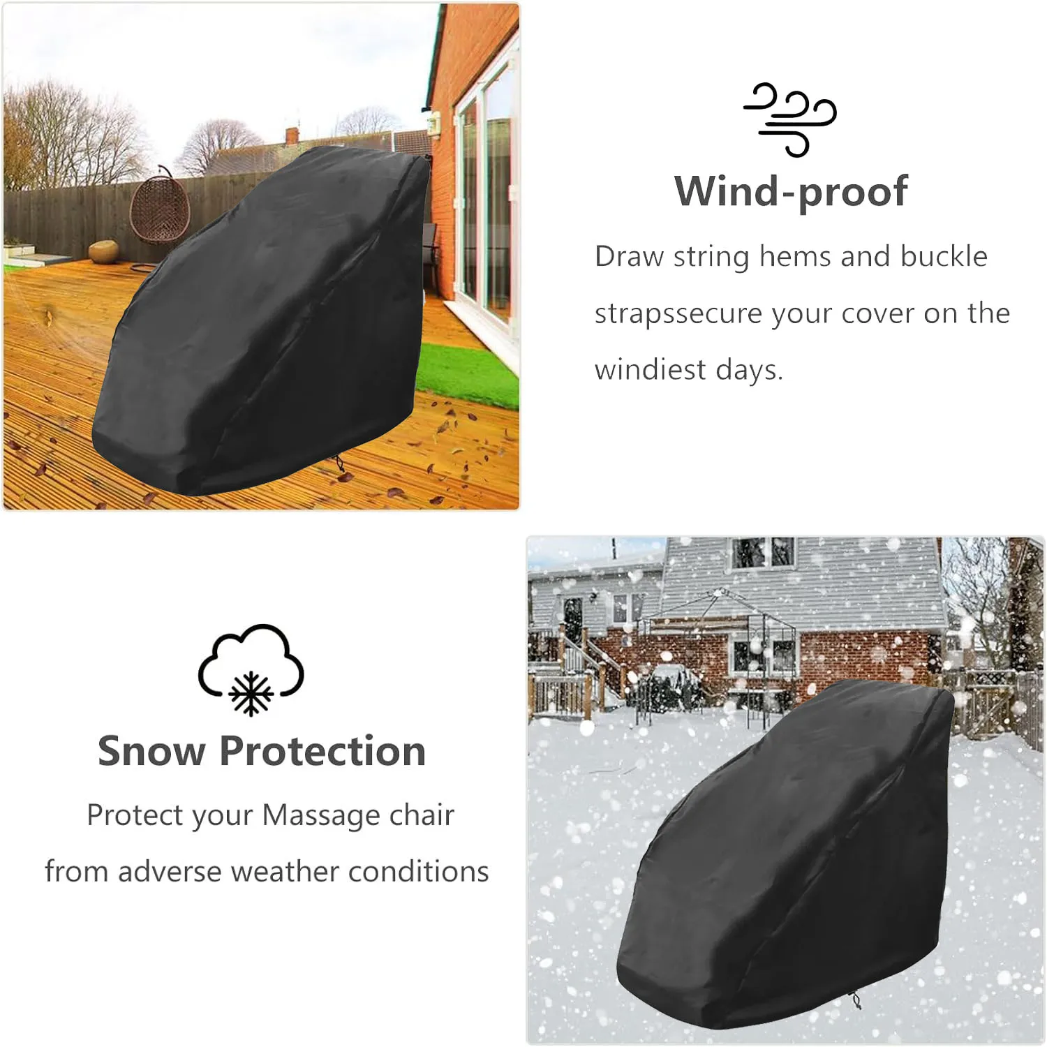 Massage Chair Cover Armchair Cover Waterproof And Dustproof Recliner Chair Cover Furniture Protective Cover 210d 2