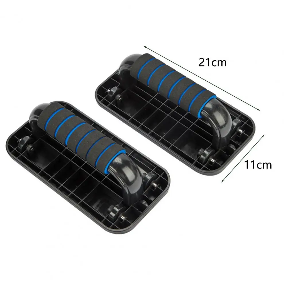 1 Pair Push-Up Bar Strong Load-bearing Ergonomic Chest Exercise Foam Abdominal Exercise Chest Muscle Trainer Home Workout