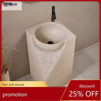 อ่างล้างหน้าแบบตั้งพื้น YFY รุ่นครีม สไตล์อ่างล้างหน้าแบบตั้งพื้น ดีไซน์สร้างสรรค์ 1