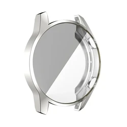 Durable TPU All-Around Screen Protector Bumper Case for Huawei Watch 46mm/41mm (Silver)