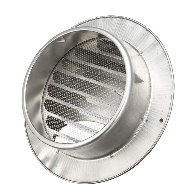 Grille d'aération en acier inoxydable, 80mm, 100mm, 150mm