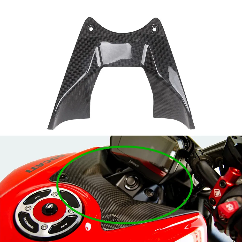 

Колпачок масляного бака из 100% углеродного волокна для Ducati Diavel V4 2023 2024, аксессуары для мотоциклов, глянцевый/матовый защитный бак, обтекатель