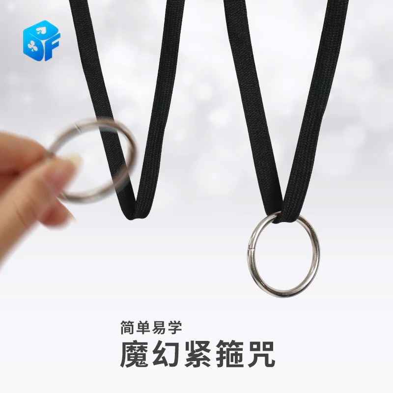 

Ring And Loop Magic Tricks Ring And Rope Magic Props Hoop Rope Escape Close Up Street Stage Magic Toys E3027