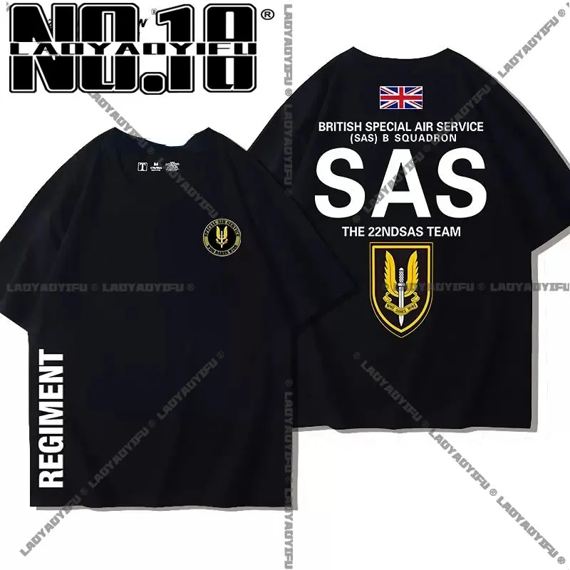 Militär sas Scharfschützen Männer T-Shirt Scharfschützen hemd Armee T-Shirt für Mann spezielle militärische Operationen Kurzarm lässig männlich Sommer T-Shirt