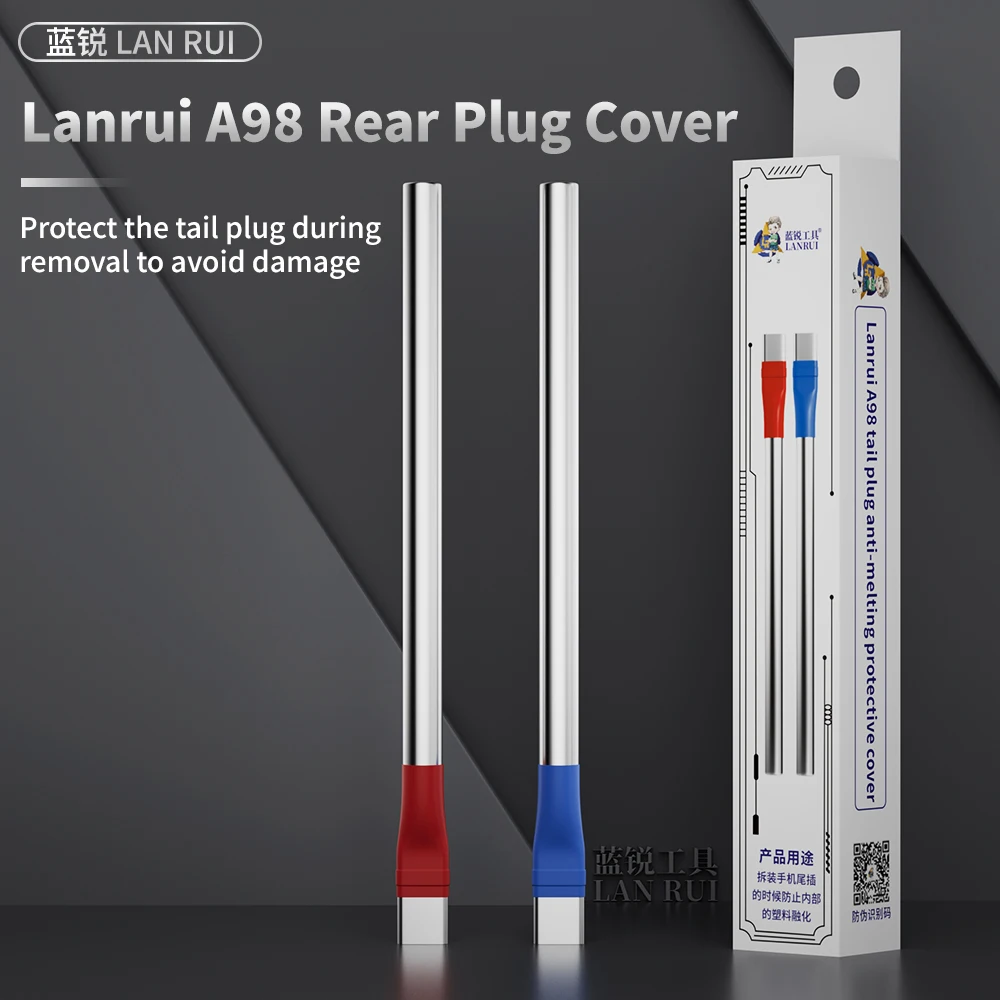 Lanrui A98 Type-C 테일 플러그 녹슬지 않는 보호 커버 손상 방지 녹슬지 않는 안전한 분해 변형 없는 도구
