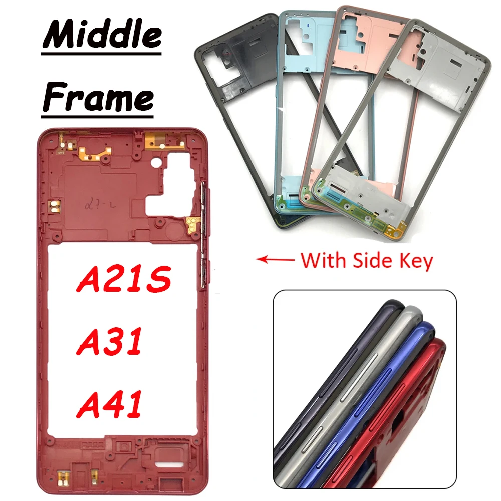 

Middle Frame For Samsung A21S A31 A41 A51 A71 Middle Frame Housing Frame Panel Rear Housing Case Panel Replacement Parts