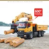 2.4G 1/14 Scale 26 Channel Huina Remote Control Grapple Dump Truck Alloy Timber Grapplo  Engineering Machine Professional Toys 3