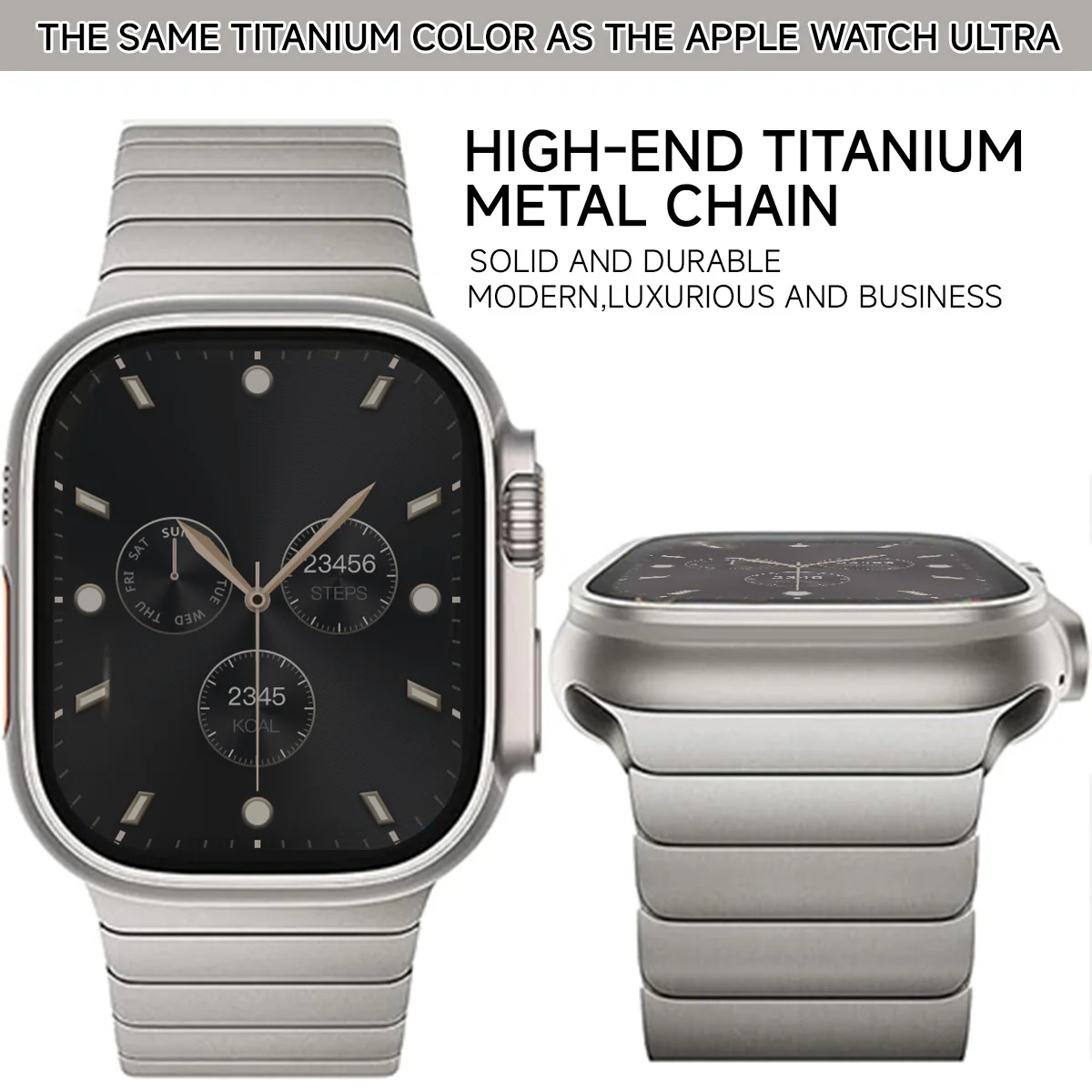 Titanium Alloy Strap for Apple Watch - Premium Metal Bracelet