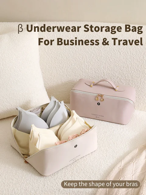 Underwear Packing Cube for Travel and Daily Use Bra Organizer Bag