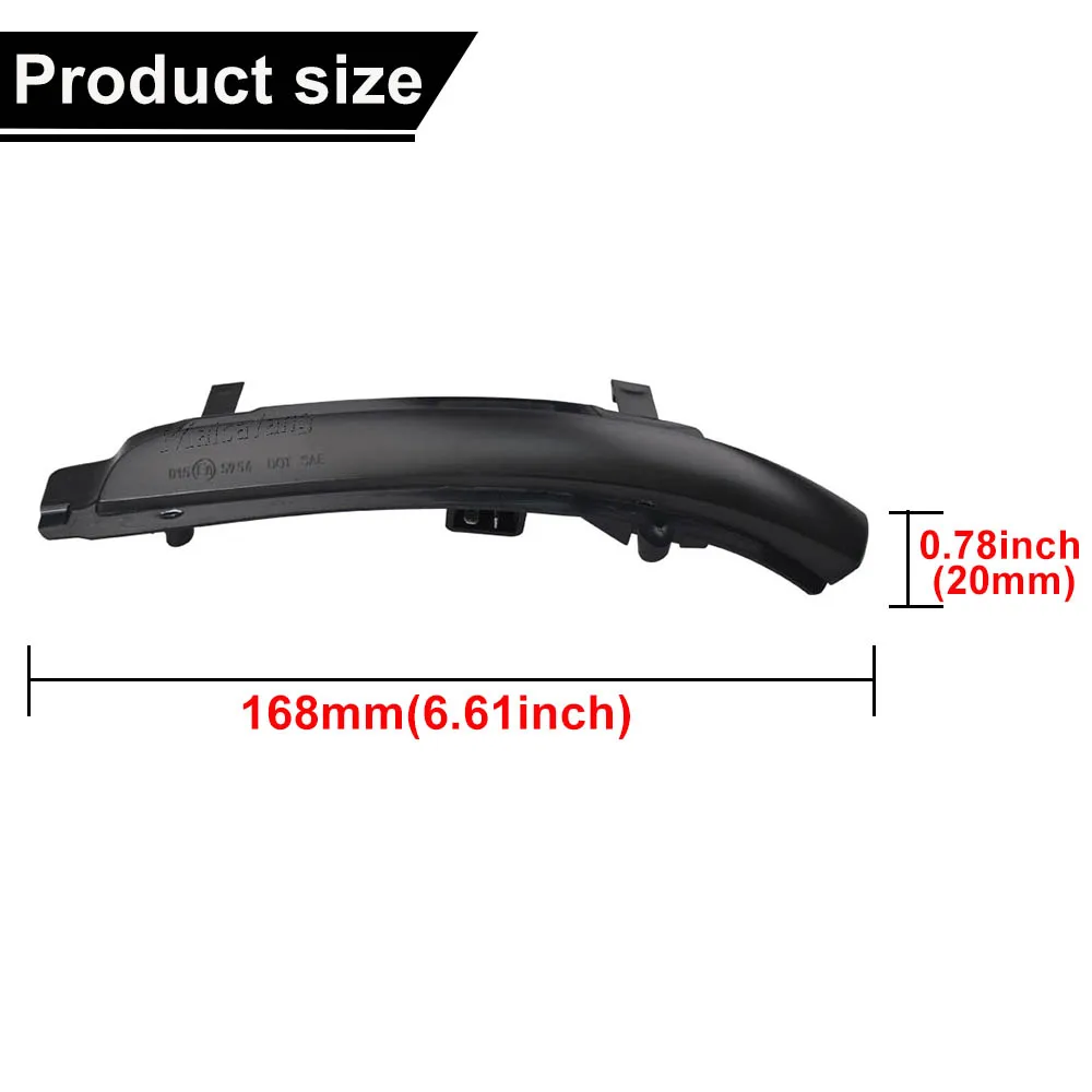 Malcayang Frecce Dinamiche A LED Per Skoda Superb B6 (2008-2014) E Octavia MK2 (2009-2013) – Tipo Originale 3T0949101/102