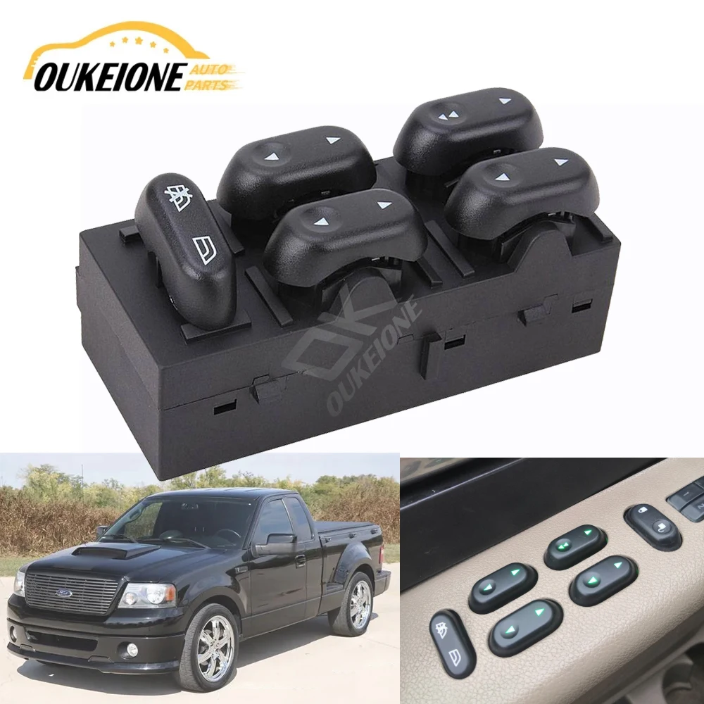 Interruttore Alzacristallo Principale Lato Guida Compatibile Con Ford F150 2004 2008 Expedition 2003 2006 E Ford Crown Victoria 2003 2008 Codici Originali 5l1z14529aa 5l1t14540abw Sw666 4l 90838370
