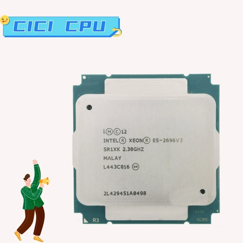 

Used intel Xeon E5 2696V3 2696 V3 Processor SR1XK 18-CORE 2.3GHz better than LGA 2011-3 CPU