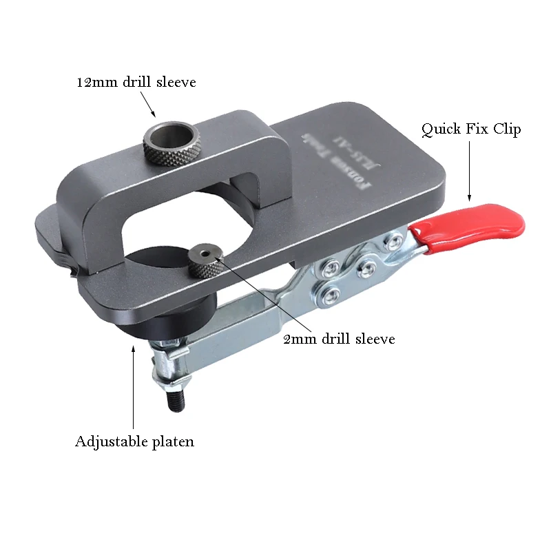 

35mm Concealed Hinge Jig Accurate Locking Hinge Drilling Jig Hole Guide Hole Puncher Locator Tools for Door Cabinets Hinges