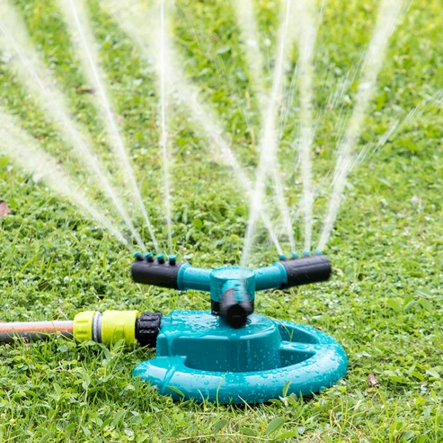 360 Fokos Mezőgazdasági Sprinkler Fej Automatikus Forgó Kerti Pázsit Víz Sprinklerek Rendszer Gyors Kapcsoló Öntözőkészletek - Image 5