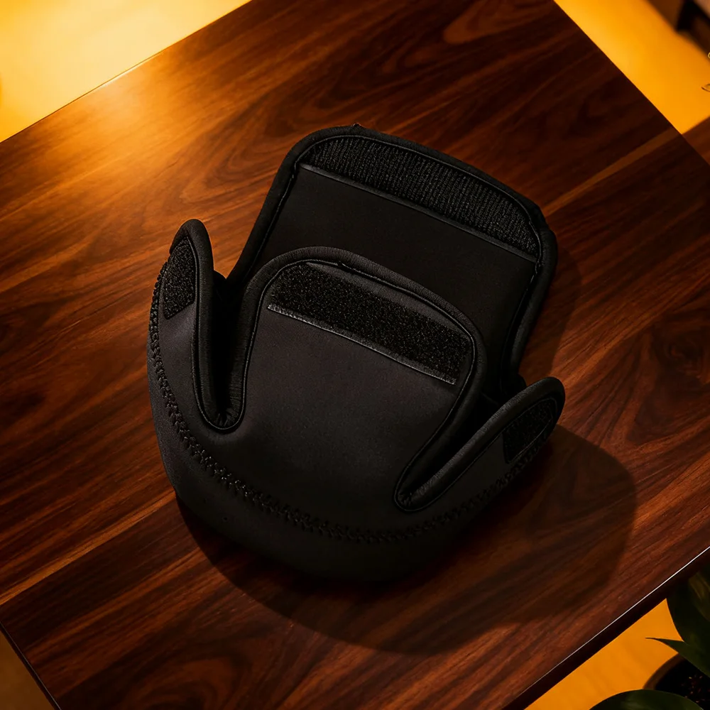 S/M/L Spinnrolle-Schutzhülle aus Neopren, wasserdichte Rollentasche, Aufbewahrungstasche für Angelrollen, Outdoor-Zubehör – Detail 3