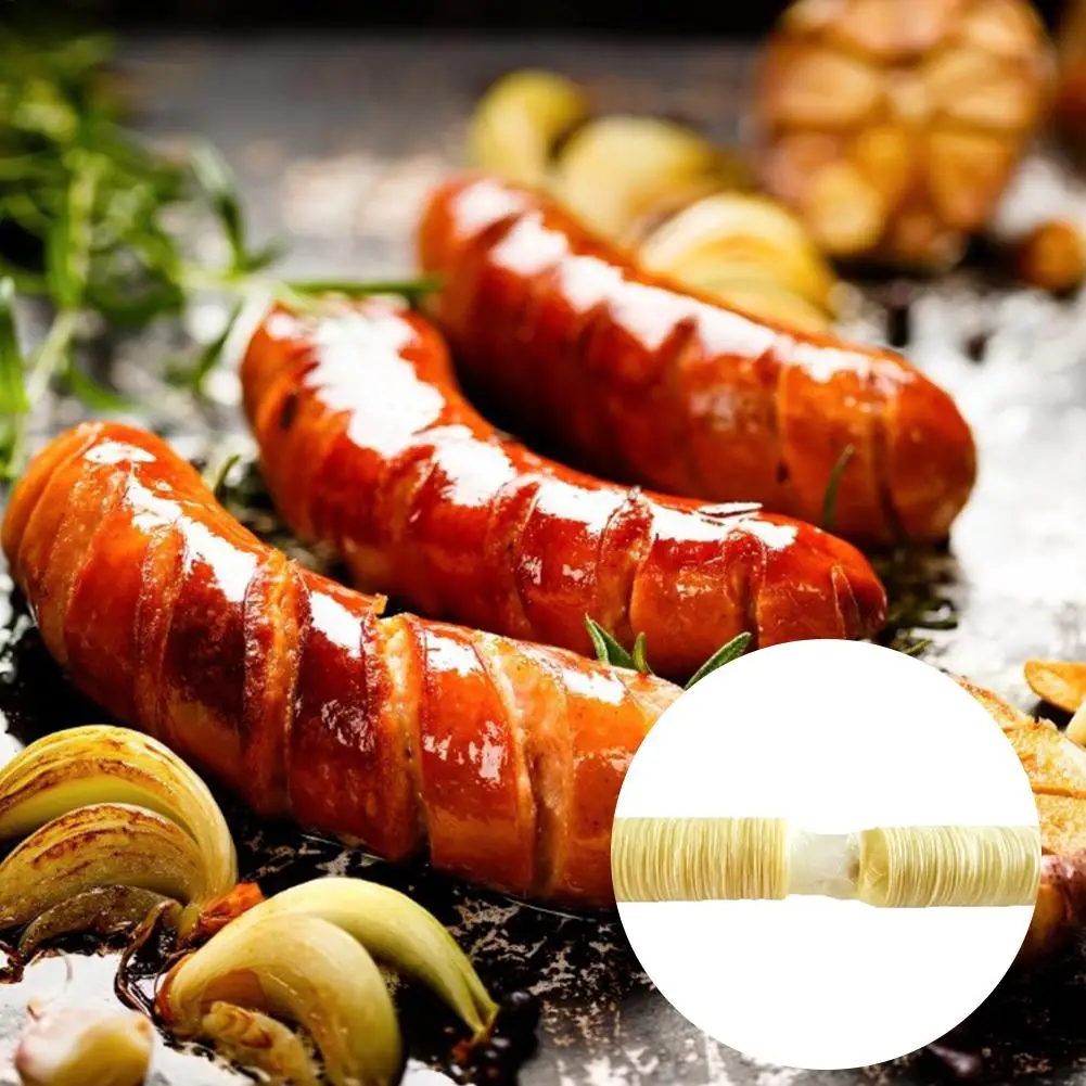 Casings For Sausage Making Sausage Salami Each Caliber 26Mm Length 14Cm Hot Dog Homeuse Basters Packaging Tools
