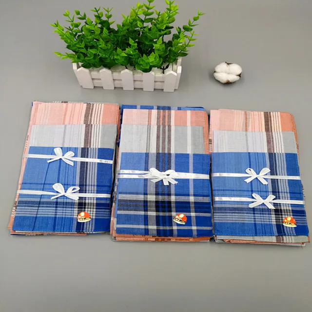 남성을 위한 우아하고 실용적인 5개 세트의 코튼 인쇄 손수건