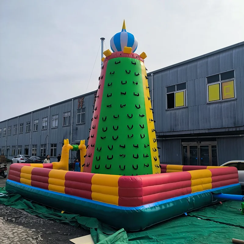 PVC commercial grade inflatable climbing wall Inflatable Tower Climbing Mountain