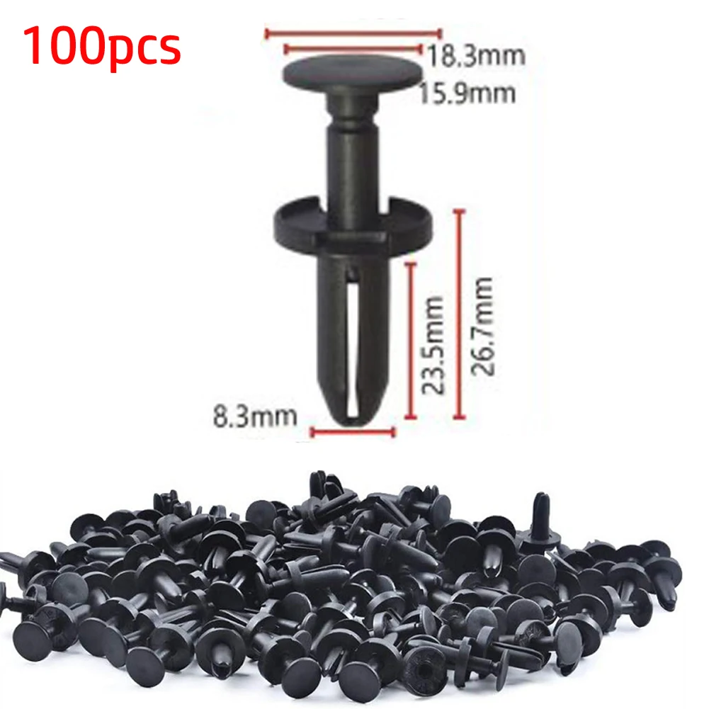 

100pcs Clip Nylon Retainer 6504521 For LHS For Concorde For Dodge Intrepid 1998-On For Auveco 19422 Car Accessories