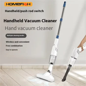HOMEFISH Portable Handheld Household Vacuum Cleaner Wireless Strong Suction Multi-Function and Car Vacuum Cleaner 1