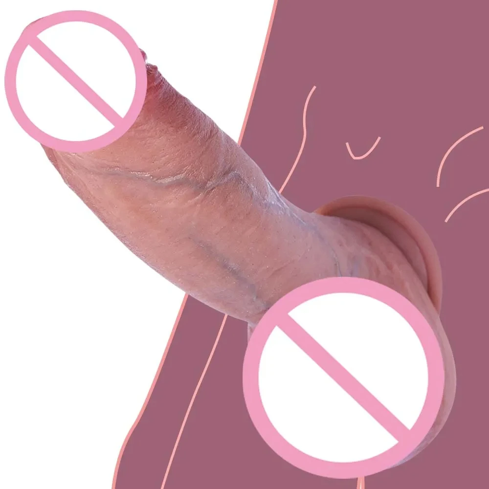 Real Person 1:1Replica Realistic Big Dildo Real Erect Penile Muscle Sensation Big Suction Cup Firm Masturbator Sex Toy sex toys