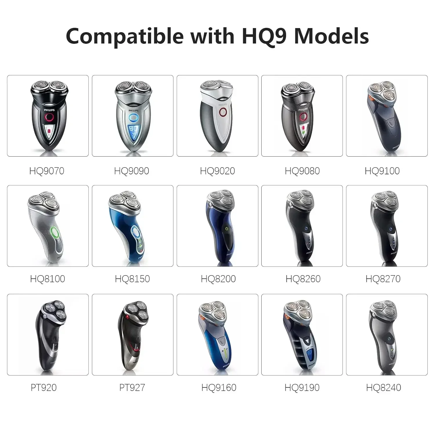 HQ9 Replacement blade Fit for Philips Shaver Speed XL Series HQ9,for HQ9070 HQ9080 HQ8240/8260 PT920 8140XL 8150XL 8160XL 8170XL