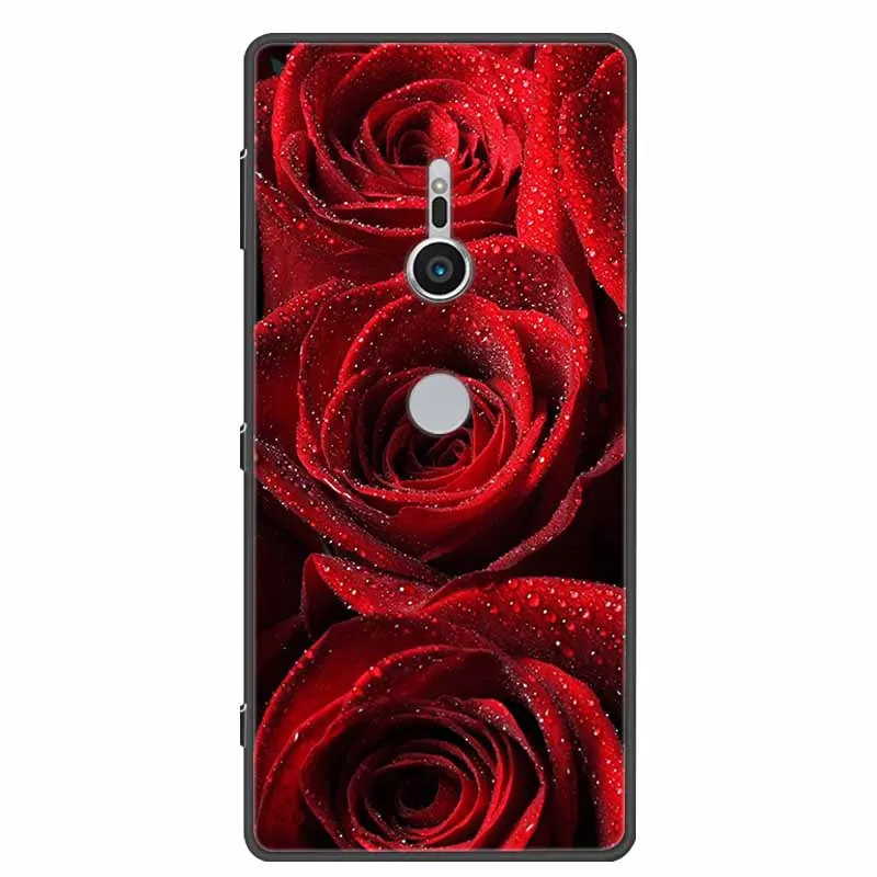 For Sony Xperia XZ3 XZ2 Case Shockproof Soft silicone TPU Back Cover For Sony Xperia XA1 XA2 Ultra Phone Cases XZ3 Cute Cartoon mobile flip cover