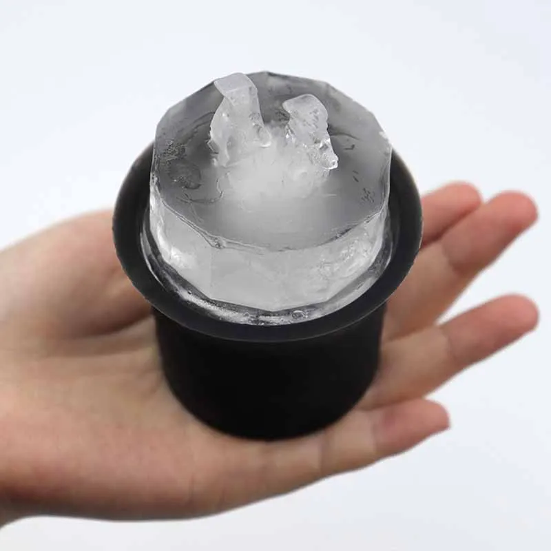 Silicone Ice Cube Mold Penguin Polar Bear Popsicle Moulds Silicone Ice Cube Tray Maker Trays Kichen Accessories ice mold ice cream molds