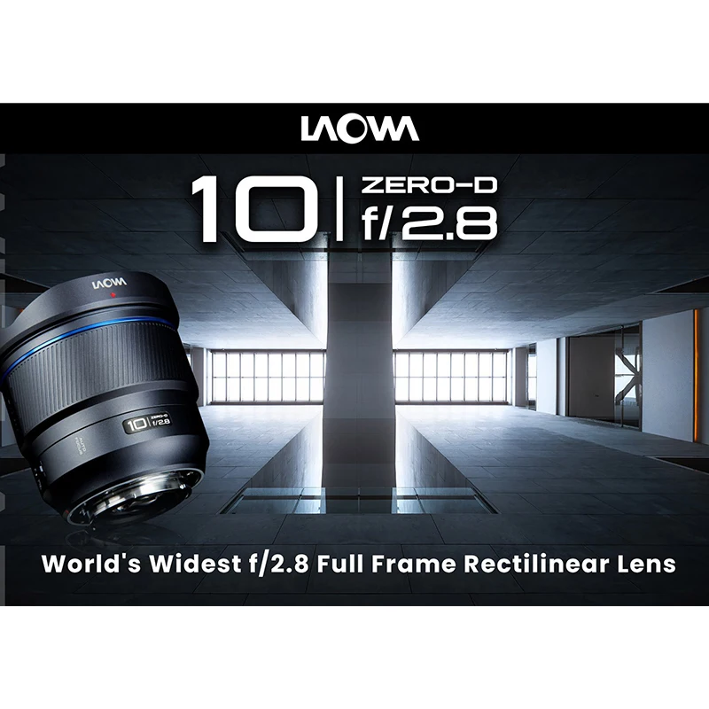 Laowa FF II 10mm F2.8 카메라 렌즈 Z 니콘 Z 캐논 RF L 마운트 카메라용 풀 프레임 MF/AF 렌즈