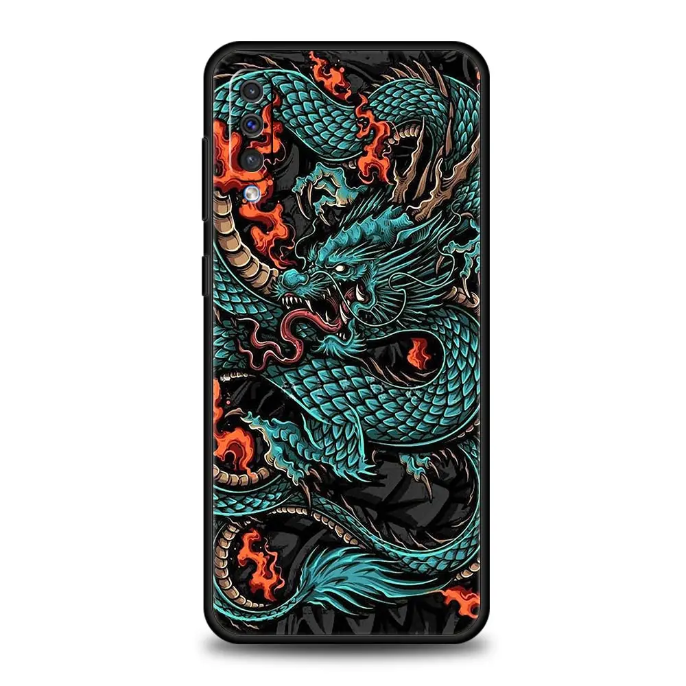 Dragon Tiger Silicone Phone Case Cover