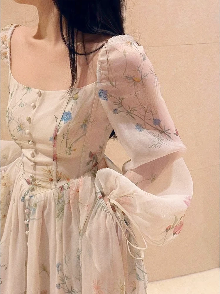 SinceThen★French floral dress ワンピース ST41 Sf6f8165b17f445738a5937efb8103